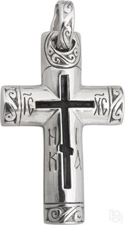 Крестик нательный «Поклонный», серебро 925°