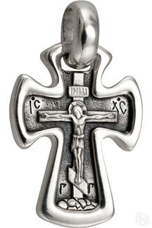Крест нательный "Северный", серебро 925°