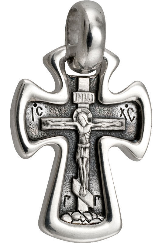 Крест нательный "Северный", серебро 925°