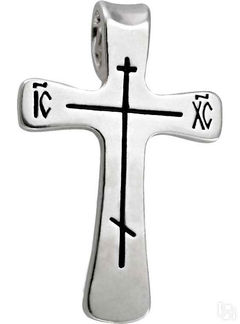 Крест нательный «Простой», серебро 925°
