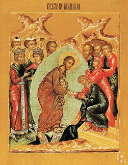 Икона Воскресение Христово, 18 век