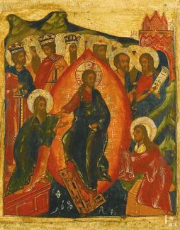Икона Воскресение Христово, 17 век (Северная Россия)