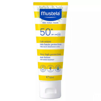 MUSTELA Водостойкий солнцезащитный лосьон для чувствительной кожи Sun Lotio