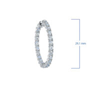 Серьги из белого золота э4712сг03210906_white ЭПЛ Даймонд э4712сг03210906_w 8700000424951 фото 2