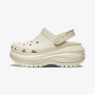 Женские сабо Crocs Mega Crush Clog, Бежевый Crocs