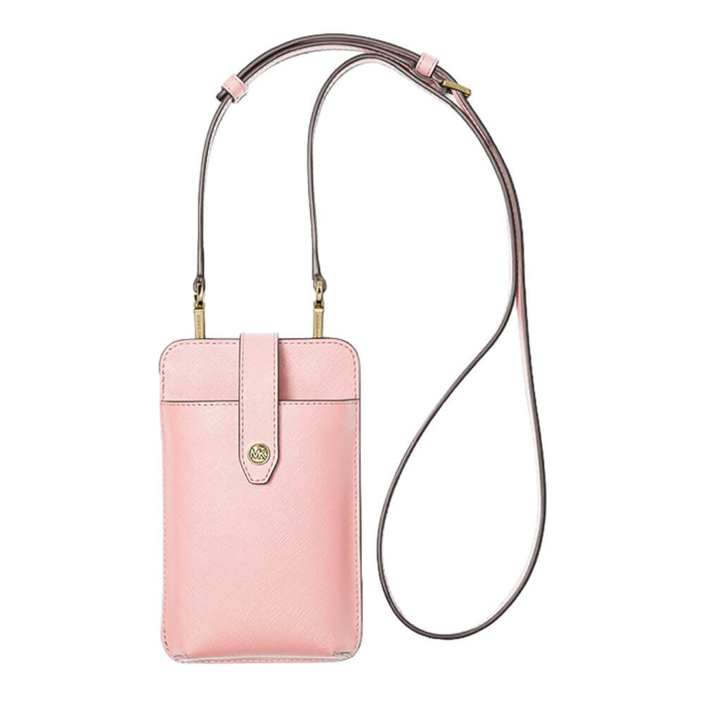 Сумка Michael Michael Kors For Smartphone In Saffiano Leather, розовый 35R3GTVC2L | Powder blush фото 1