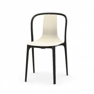 Стул Belleville Plastic cream Vitra