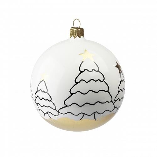 Ёлочная игрушка Шар Christmas tree Glassor GL.-3814 фото 1