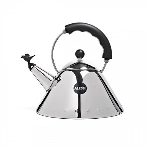 Чайник со свистком Black Alessi ALESSI-9093 В фото 1