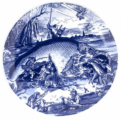 БЛЮДО Pisces Bruegel Royal Delft ROYAL D.-46728100 фото 1