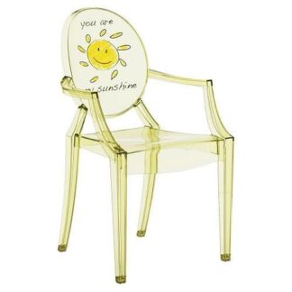 Стул детский LouLou Ghost желтый Kartell