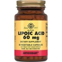 Solgar Lipoc Acid 60 mg - Альфа-липоевая кислота в капсулах, 30 шт