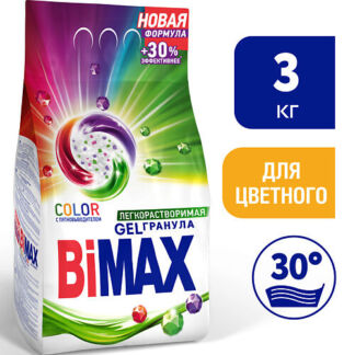 BIMAX Стиральный порошок Color Automat Gelгранула 3000.0