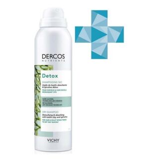 Шампунь сухой для волос Dercos Nutrients Detox Vichy/Виши 150мл Лореаль