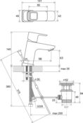 Смеситель для раковины Ravak 10° TD 011.00 X070063 фото 2