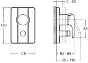 Смеситель для душа Jacob Delafon Singulier E98720-CP E98720-CP фото 2