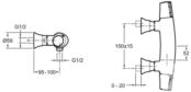 Смеситель для душа Jacob Delafon Symbol E71683-CP E71683-CP фото 2