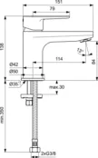 Смеситель для раковины Ideal Standard CERAFINE MODEL O BC696AA BC696AA фото 2