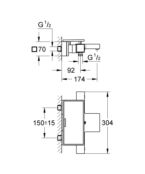 Смеситель для душа Grohe Grohtherm Cube 34502000 34502000 фото 2