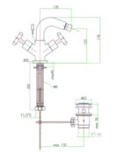 Смеситель для биде Fiore XT 25 CR 0532 25CR0532 фото 2