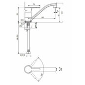 Смеситель для кухни Vidima Logic BA282AA BA282AA фото 2