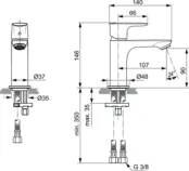 Смеситель для раковины Ideal Standard CONNECT AIR A7010AA A7010AA фото 3