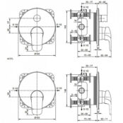 Ideal Standard Ceraflex A6725AA для душа A6725AA фото 2