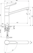 Смеситель для кухни Ideal Standard CERAFLEX BC135AA BC135AA фото 3