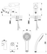 Смеситель для ванны Lemark Status LM4415C хром LM4415C фото 2