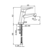 Смеситель для раковины Paini Bios 05CR205/574 с гигиеническим душем, хром 05CR205/574 фото 2