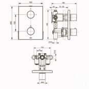 Смеситель для душа  Toto Showers DB420RVE хром DB420RVE фото 2