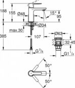 Смеситель для раковины Grohe Lineare XS-Size 23791001 23791001 фото 4