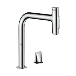 Смеситель для кухни Hansgrohe Metris Select 73818000 хром