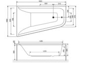 Акриловая ванна Am.Pm Inspire W5AA-160L100W-A64 W5AA-160L100W-A64 фото 2