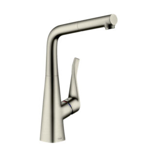 Смеситель для кухни Hansgrohe Metris Select 73812800 сталь