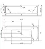 Акриловая ванна 170х75 Am.Pm Inspire 2.0 W52A-170-075W-A W52A-170-075W-A фото 3