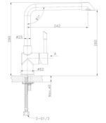 Смеситель для кухни Lemark Expert LM5074S матовый хром LM5074S фото 2