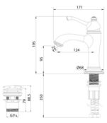 Смеситель для раковины Lemark LM5506GG золото LM5506GG фото 2