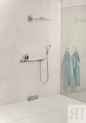 Смеситель для душа Hansgrohe ShowerTablet Select 13184400
белый хром 13184400 фото 5