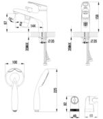 Смеситель для ванны Lemark Omega LM3115C хром LM3115C фото 2