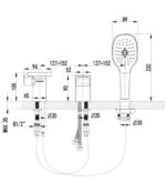 Смеситель для ванны Lemark Shift LM4347C хром LM4347C фото 2