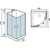 Душевая кабина WeltWasser WW500 Laine 1001 10000003260 фото 5