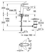 Смеситель для раковины Grohe Eurodisc Cosmopolitan 23049002 23049002 фото 2