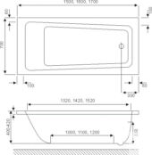 Акриловая ванна Excellent Ava 160x70 WAEX.AVA.16WH фото 4