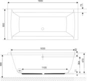 Акриловая ванна Excellent Aquaria Lux 180x80 WAEX.AQU180WH фото 3