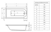 Ванна Excellent AURUM 150x70 WAAC.AUR15WH фото 3