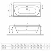 Акриловая ванна Excellent Oceana 170x75 WAEX.OCE17WH фото 3