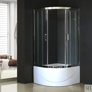 Душевой уголок Royal Bath RB 100BK-C-CH 100x100 матовый