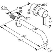 Смеситель для раковины Kludi Zenta 382450575 382450575 фото 3