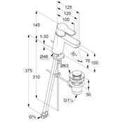 Смеситель для раковины Kludi Pure&Easy 372820565 372820565 фото 2